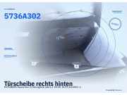 Türscheibe rechts hinten MITSUBISHI Space Star II (A00) 5736A302