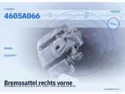 Bremssattel rechts vorne MITSUBISHI Colt VI (Z2, Z3) 4605A066