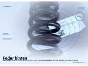 Feder hinten MERCEDES-BENZ C-Klasse SportCoupe (CL203)