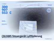 (261885 Steuergerät Luftfederung VW Phaeton (3D)3D0907553C) 3D0907553C