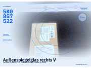 Außenspiegelglas rechts VW Golf VI (5K) 95433881 5K0857522