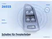 Schalter für Fensterheber RENAULT Vel Satis (BJ) 26515