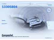 Gaspedal OPEL Corsa D (S07) 13435408 13305804