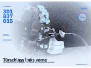 Türschloss links vorne VW Caddy III Kombi (2KB) 3D1837015AP 3D1837015