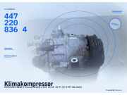 Klimakompressor MERCEDES-BENZ A-Klasse (W168) 4472208364