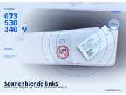 Sonnenblende links LANCIA Musa (350) 0735383409