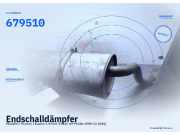 Endschalldämpfer PEUGEOT Partner I Kasten 679510