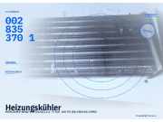 Heizungskühler MERCEDES-BENZ 190 (W201) 0028353701