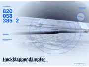 Heckklappendämpfer RENAULT Clio III Grandtour (R) 8200583852