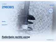 Federbein rechts vorne OPEL Corsa C (X01) 290381