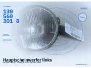 Hauptscheinwerfer links VW Golf I (17) 1305603018
