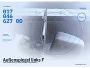 Außenspiegel links FIAT Panda (169) 01704662700
