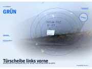 Türscheibe links vorne MAZDA 626 IV Hatchback (GE) GRÜN