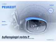 Außenspiegel rechts PEUGEOT 206 Schrägheck (2A/C) PEUGEOT