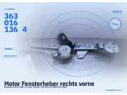 Motor Fensterheber rechts vorne MAZDA 121 II (DB) 3630161364
