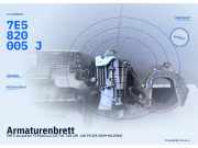 Armaturenbrett VW Transporter T5 Multivan 7E5820005J