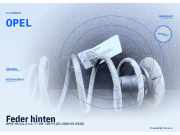 Feder hinten OPEL Meriva A OPEL