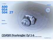 (154503 Druckregler Zyl 1-6 MERCEDES-BENZ C-Klasse (W203) A0005450427) A0005450427