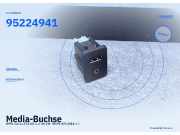 Media-Buchse OPEL Corsa E (X15) 95224941