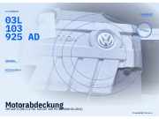 Motorabdeckung VW Golf VI (5K) 03L103925AD
