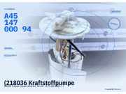 (218036 Kraftstoffpumpe SMART Fortwo Coupe (451) A4514700094) A4514700094