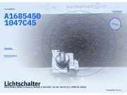 Lichtschalter MERCEDES-BENZ A-Klasse (W168) A1685450104 7C45
