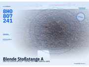 Blende Stoßstange AUDI A4 Cabriolet (8H) 8H0807241