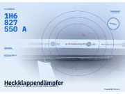 Heckklappendämpfer VW Golf III (1H) 1H6827550A