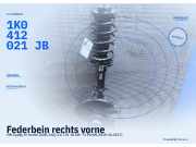Federbein rechts vorne VW Caddy IV Kombi (SAB, SAJ) 1K0412021JB