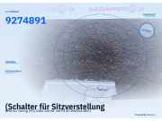 (Schalter für Sitzverstellung BMW 5er Touring (F11) 9274891) 9274891