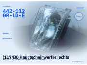 (117430 Hauptscheinwerfer rechts OPEL Corsa A CC (S83) 4421120RLDE) 442-1120R-LD-E