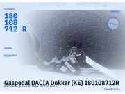Gaspedal DACIA Dokker (KE) 180108712R