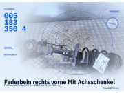 Federbein rechts vorne Mit Achsschenkel FIAT Grande Punto (199) 0051833504