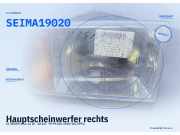 Hauptscheinwerfer rechts CITROEN Visa SEIMA 19020
