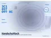 Handschuhfach VW Passat B7 Variant (365) 3C1857101L FKZ 3C1857097BC