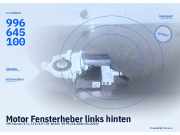 Motor Fensterheber links hinten VW Touran (1T1, 1T2) 996645100