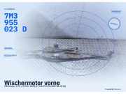 Wischermotor vorne VW Sharan (7M) 7M3955023D