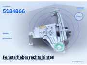Fensterheber rechts hinten SAAB 9-5 (YS3E) 5184866