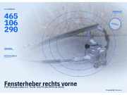 Fensterheber rechts vorne FIAT Multipla (186) 465106290