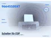 Schalter für ESP CITROEN C3 II (SC) 96645105XT