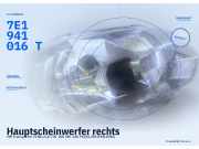Hauptscheinwerfer rechts VW Transporter T5 Bus 7E1941016T