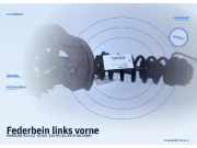 Federbein links vorne PORSCHE 924