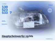 Hauptscheinwerfer rechts MAZDA 323 S V (BA) 1305235337