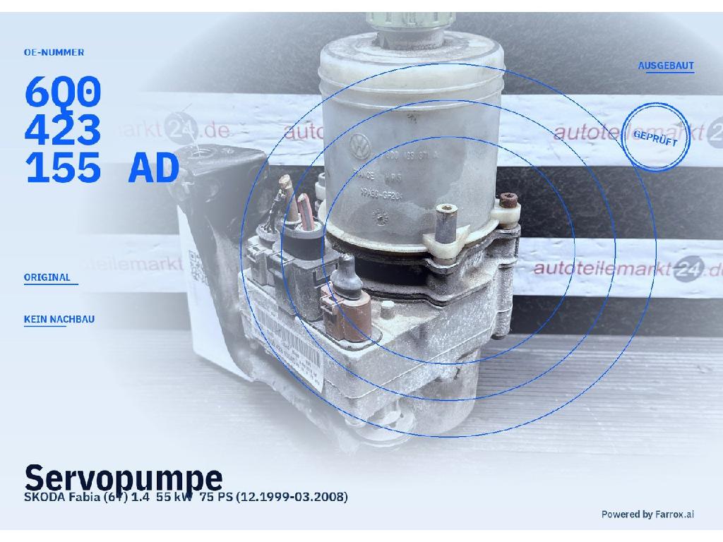 Servopumpe SKODA Fabia (6Y) 6Q0423155AD