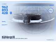 Kühlergrill PEUGEOT 206 CC 9628934280