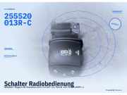 Schalter Radiobedienung RENAULT Megane III Grandtour (Z) 255520013R-C