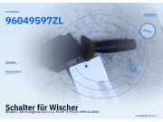 Schalter für Wischer PEUGEOT 206 Schrägheck (2A/C) 96049597ZL