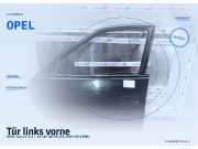 Tür links vorne OPEL Astra F OPEL