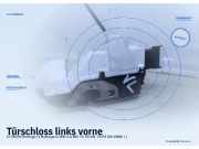 Türschloss links vorne CITROEN Berlingo II Multispace (B9)
