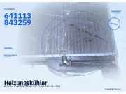Heizungskühler BMW 5er (E34) 641113843259